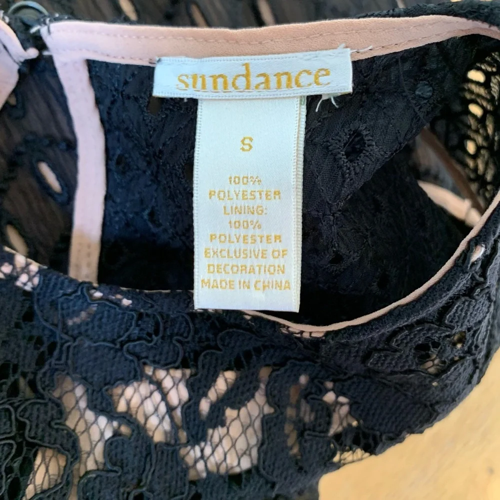 Sundance On The Sea Black Eyelet Lace Cocktail Dress - Picture 11 of 12